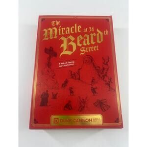 Duke of Cannon The Miracle at 34 Beard Street Gift Men Beard Wash Oil Citrus New